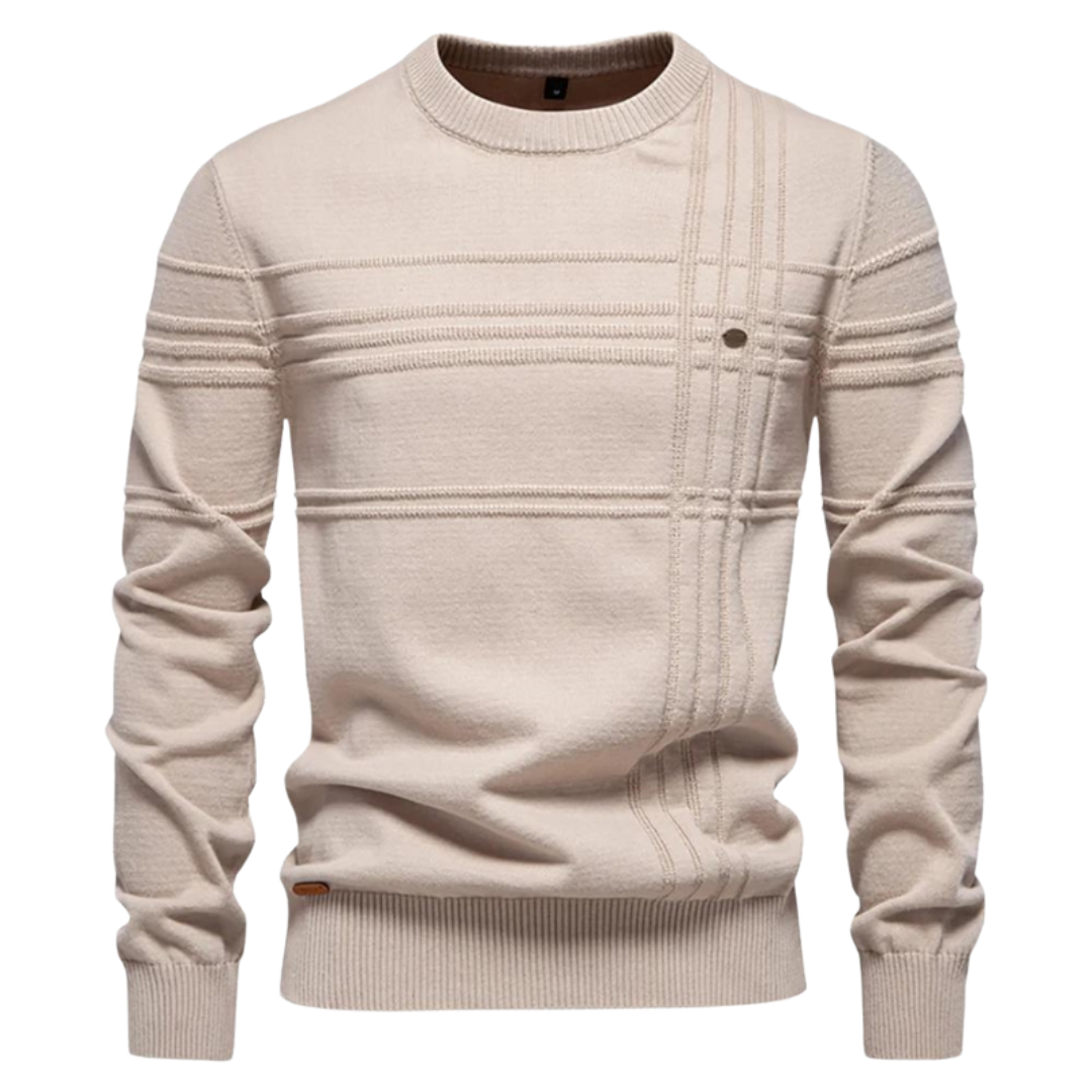 Hudson™ | Pull en coton pour homme à rayures